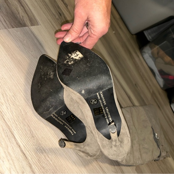 Chinese Laundry Taupe Over-the-Knee Boots - Picture 4 of 4